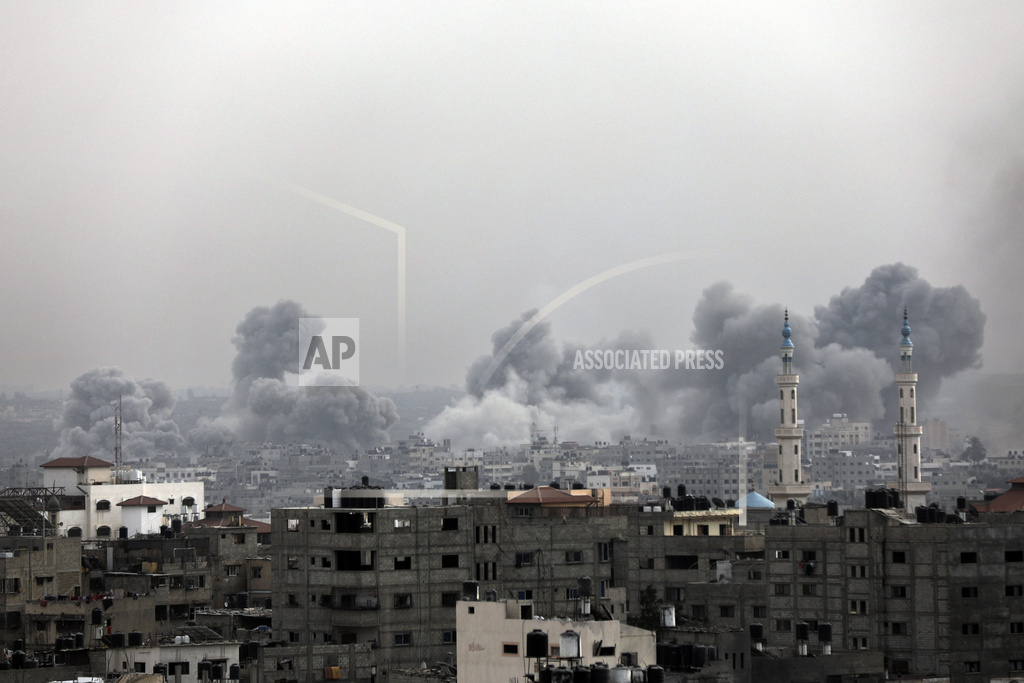 Destruction caused by Israeli air strikes in Gaza