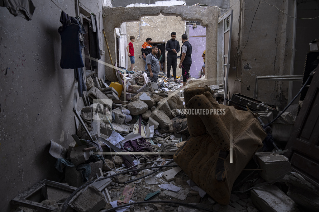 Destruction caused by Israeli air strikes in Gaza