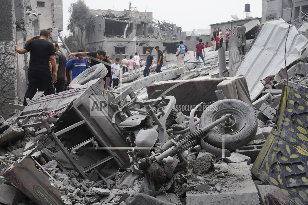 Destruction caused by Israeli air strikes in Gaza