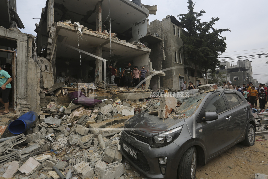 Destruction caused by Israeli air strikes in Gaza