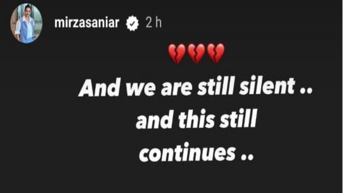 Sania Mirza's Instagram Post  on Gaza War