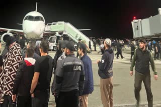 Russian news agencies and social media say hundreds of people have stormed into the main airport in the Dagestan region and onto the landing field to protest the arrival of an airliner coming from Tel Aviv, Israel.