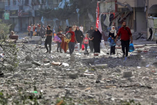 Israel expanded its military assault deeper into the northern Gaza Strip as the U.N. and medical staff expressed fears over airstrikes hitting closer to hospitals, where tens of thousands of Palestinians have sought shelter alongside thousands of wounded. Relief workers said the largest convoy of humanitarian aid to arrive in Gaza still fell far short of needs.