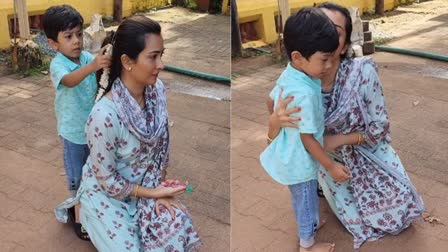 Yash and Radhika Pandit son Yatharv birthday