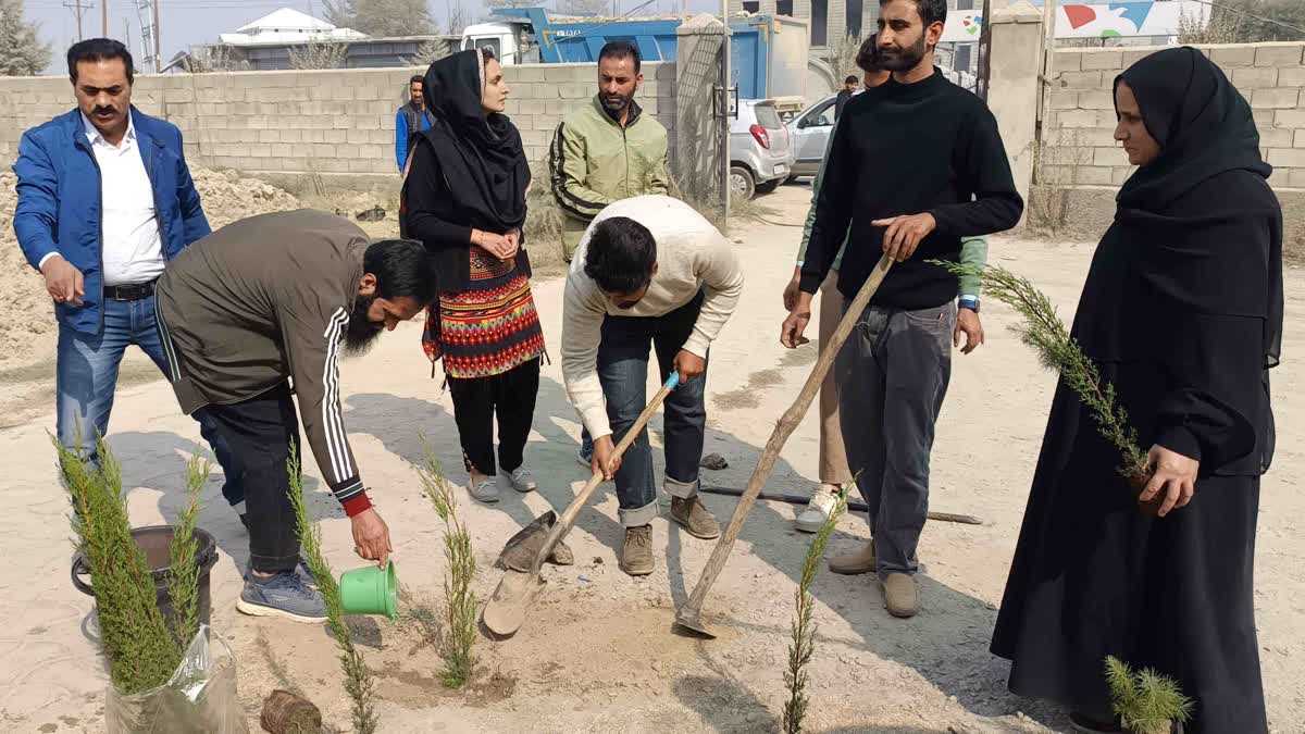 پلوامہ میں شجر کاری مہم کا آغاز