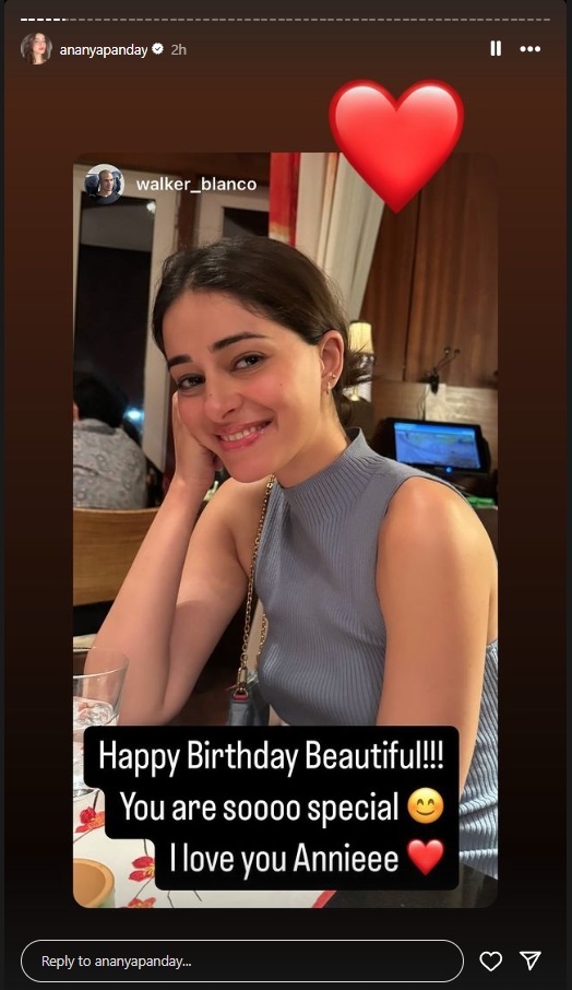 ANANYA PANDAY BIRTHDAY