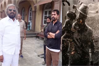 Minister Eshwara Khandre visits shooting spot