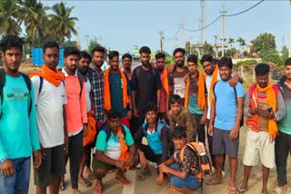 karnataka unmarried men go on padayatra to Male Mahadeshwara hills with wish to get bride