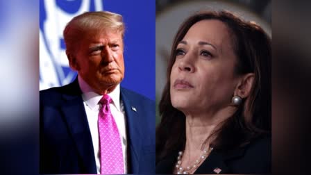 Donald Trump and Kamala Harris