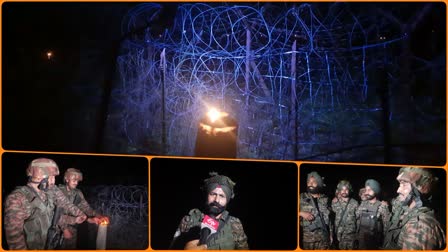 Army Jawans Defy Rising Militant Activities With Diwali Celebration In Akhnoor  Sector Of Jammu and Kashmir