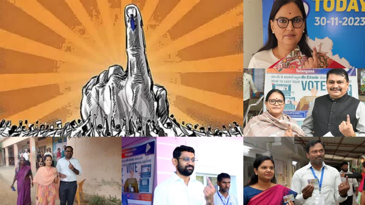 IAS Officers Casted Vote in Telangana