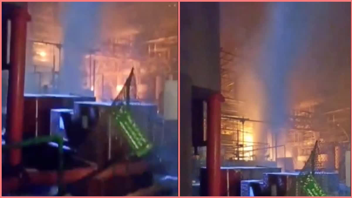 The fire broke out at the chemical factory located in the Sachin GIDC industrial area at around 2 am on Wednesday