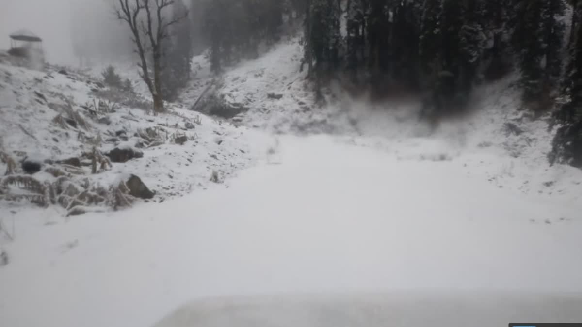 کشمیر کے پہاڑی علاقوں میں برفباری، میدانی علاقوں میں بارشیں