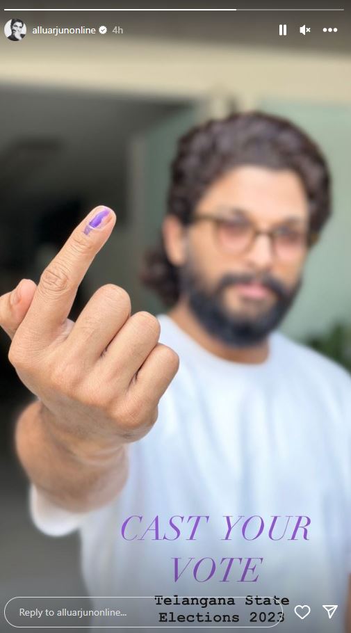 Telangana Assembly polls: Chiranjeevi, Allu Arjun, Jr NTR and other South stars queue to cast votes - watch