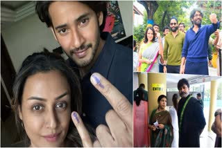 Tollywood Celebrities Cast Their Vote