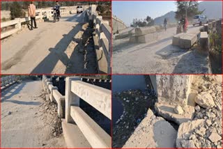 Gutkar Behna Bridge Damaged in Mandi