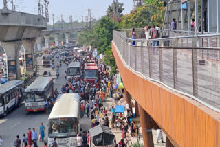 Amid the ongoing Assembly elections in Telangana, a significant migration of voters from Hyderabad to their hometown has been observed,