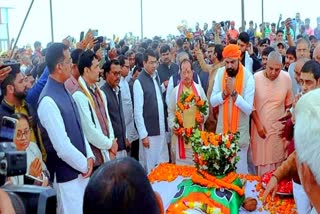BJP Leader Sunil Bhai Ojha Co Incharge of Bihar Funeral Ministers MLAs Paid Tribute