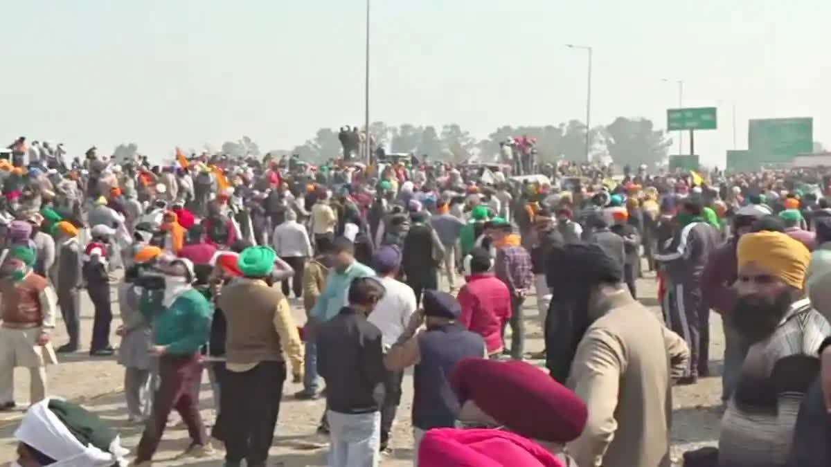 Farmers protest in Ambala