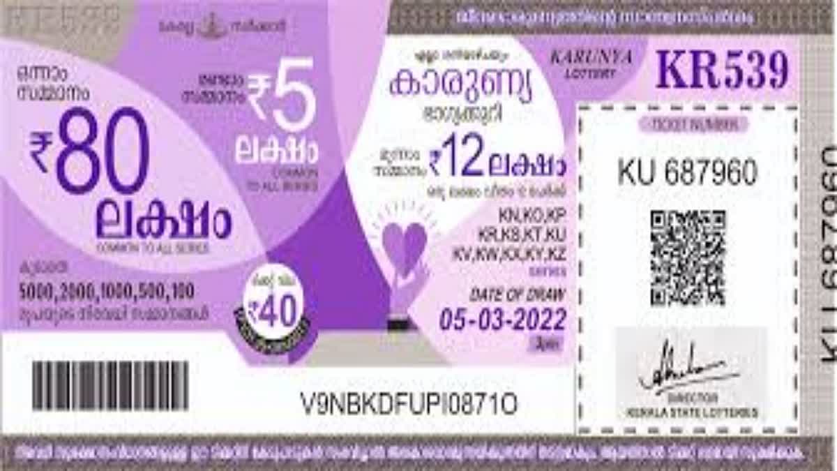 KERALA GOVERNMENT KARUNYA LOTTERY  KARUNYA RESULT TODAY  ഇന്നത്തെ കാരുണ്യ ലോട്ടറി ഫലം  കാരുണ്യ ലോട്ടറി ശനി നറുക്കെടുപ്പ്