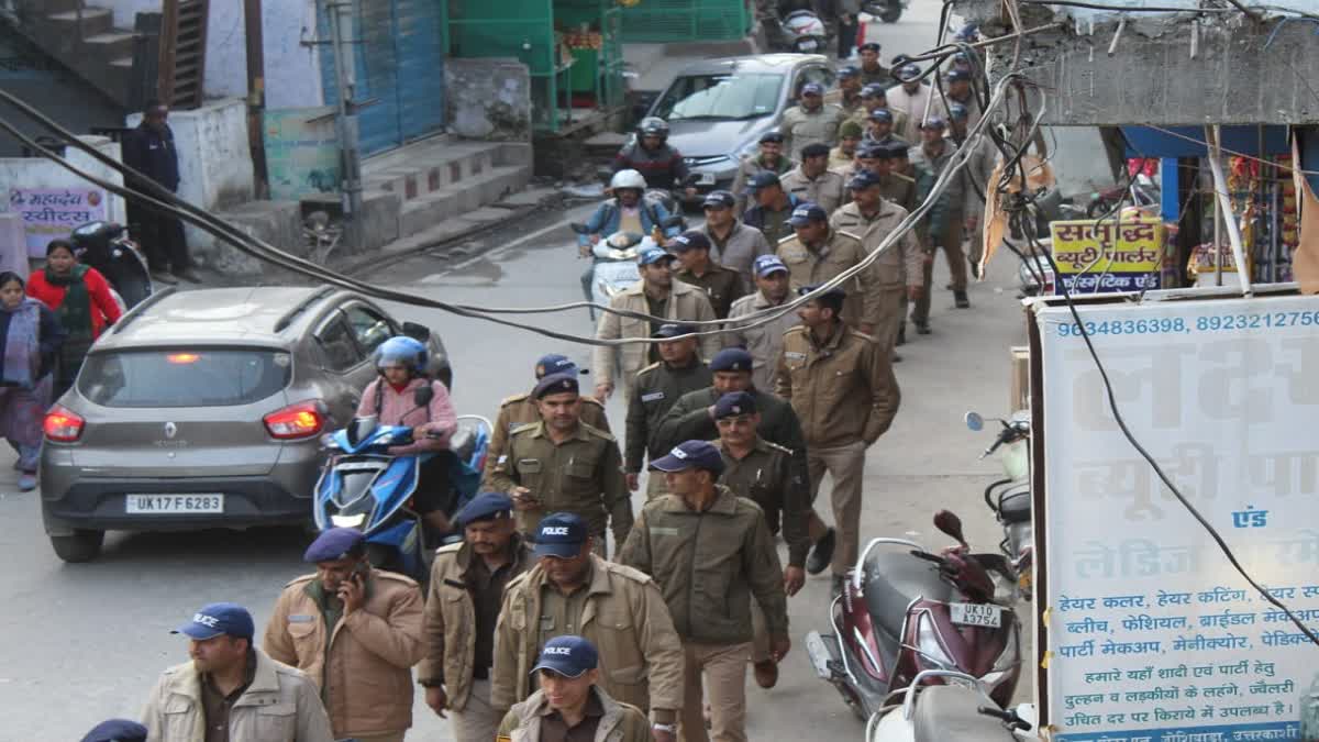 FLAG MARCH IN UTTARKASHI