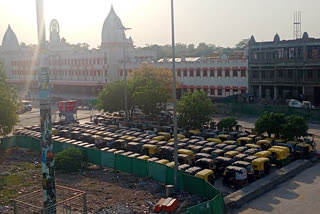 A deserted view of Varanasi Railway Cantt Station.