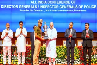 File Photo of Union Home Minister Amit Shah during the inauguration of All India Conference of Director Generals/ Inspector Generals of Police 2024, in Bhubaneswar.