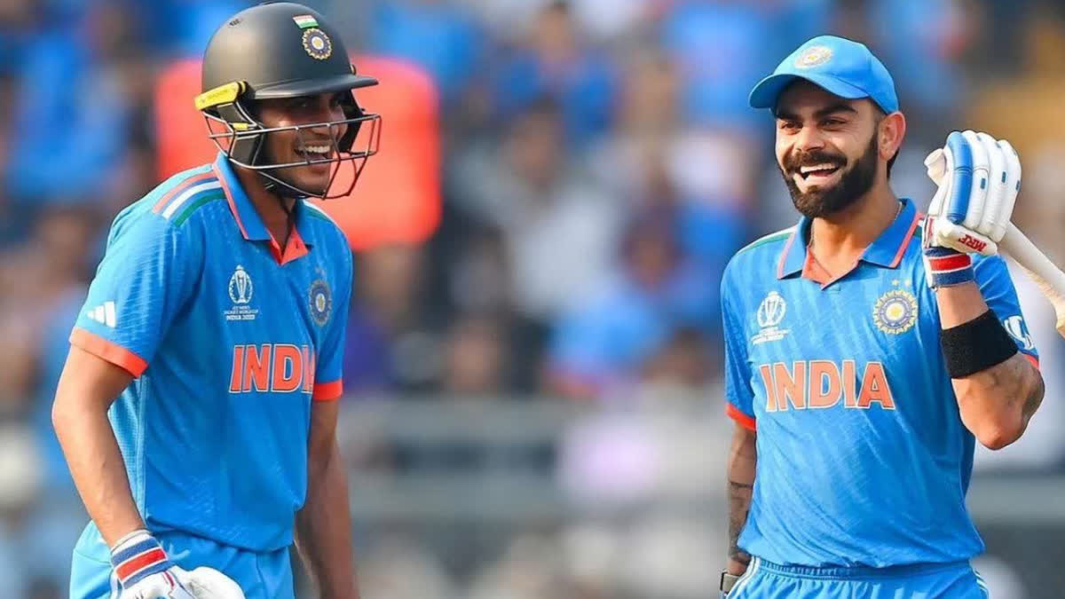 VIRAT KOHLI AND SHUBMAN GILL HITS MOST INTERNATIONAL CENTURIES