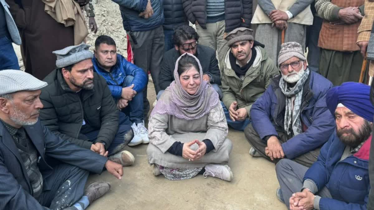 PDP Chief Mehbooba Mufti