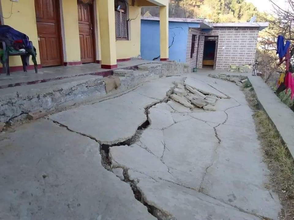 Cracks in Joshimath