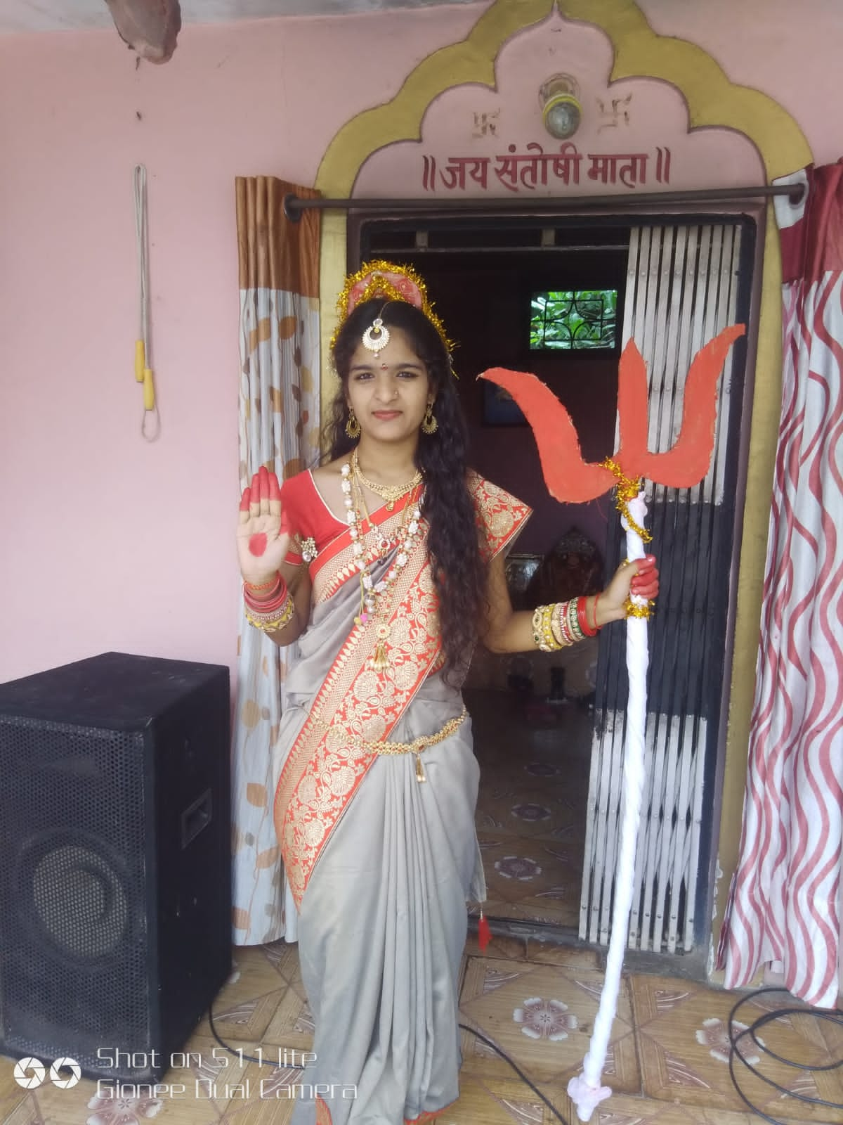 Daughter Memory Bharat Mata Statue