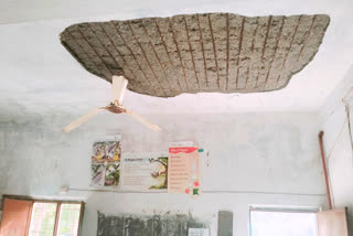 School Plaster Falls Off Ceiling