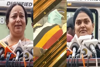 actresses nalini and nirosha emotional speech about captain vijayakanth