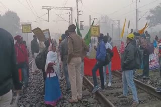 Tribals block railway