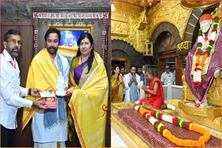 kishan_reddy_couple_visited_baba_samadhi