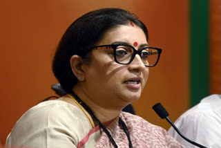 File photo: Union Minister Smriti Irani (ANI)