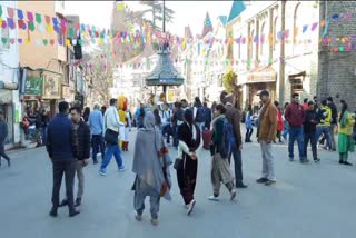 SHIMLA BUZZING WITH TOURISTS ON NEW YEAR 2024