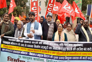 workers demonstration