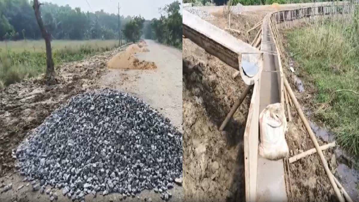 Villagers Allege Poor Quality Road Work In Konark