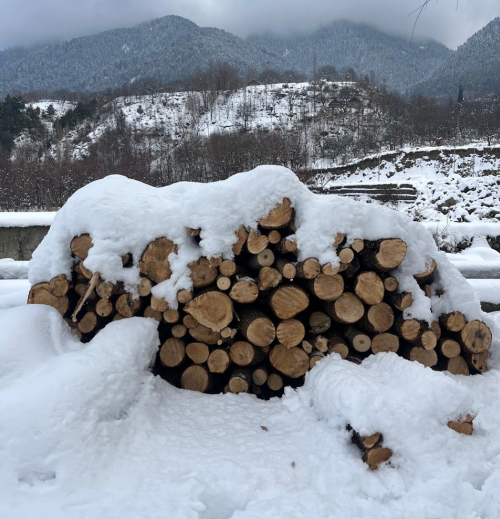 Snowfall in Kashmir