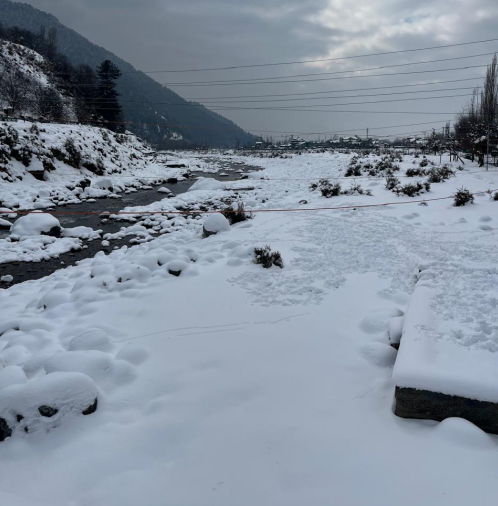 Snowfall in Kashmir