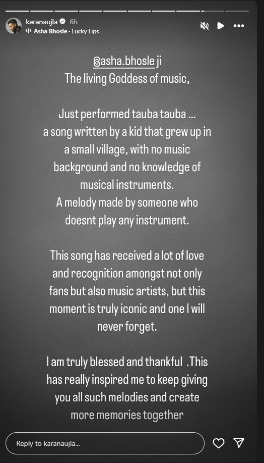 asha bhosle sings tauba tauba