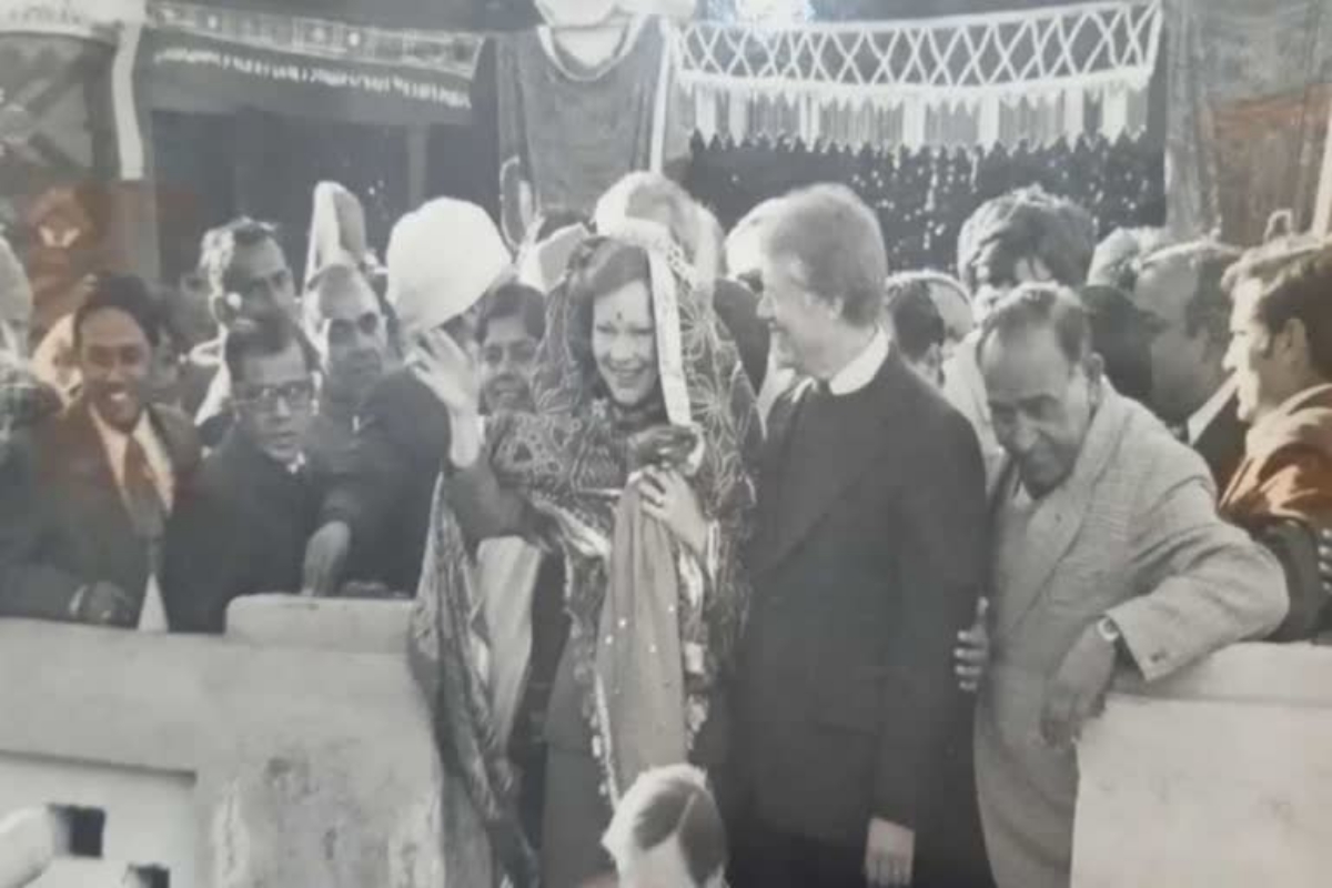 US Former President Jimmy Carter came to Gurugram in Haryana the name of Daulatpur Nasirabad was changed to Carterpuri