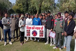 Demonstration in Dalit student suicide case