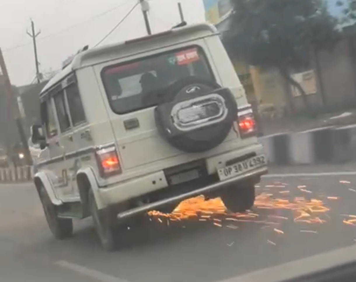 road accident in sambhal