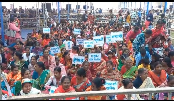 Mamata Banerjee at Sandeshkhali