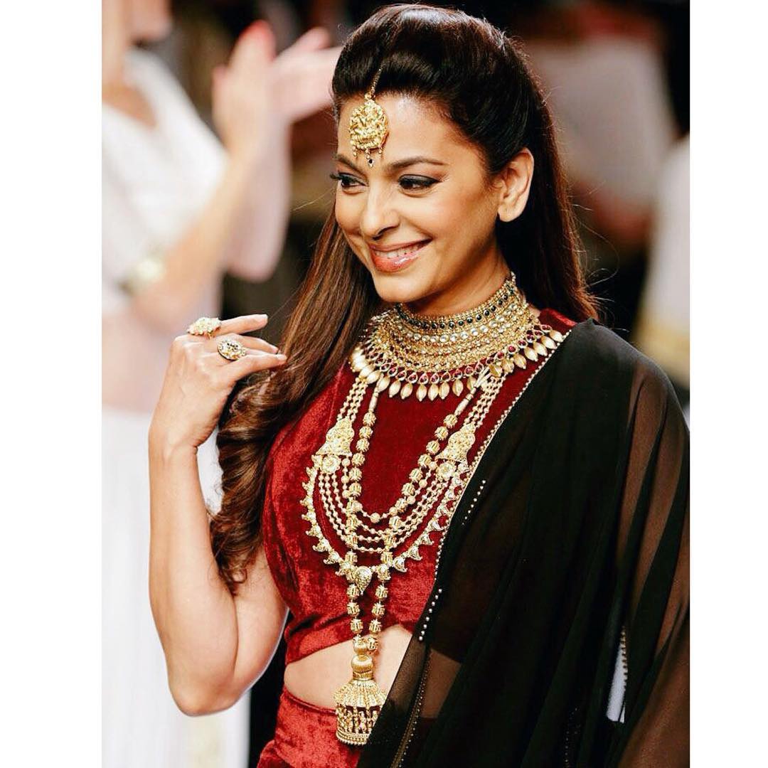 Juhi Chawla flaunting her million-dollar smile