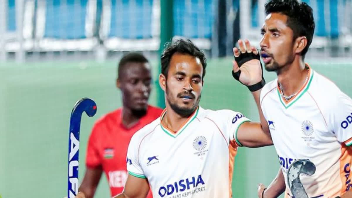 Indian men's team defeated Kenya by 9-4 in the FIH Hockey5s World Cup