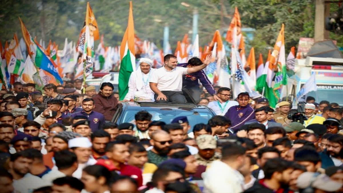 Congress MP, Rahul Gandhi will continue his Bharat Jodo Nyay Yatra in Bihar and later enter West Bengal on Wednesday - the 18th day of the march.