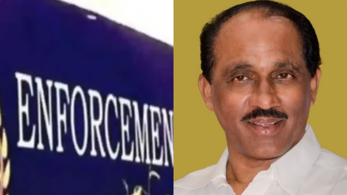 Former Minister K Babu  ED Confiscated Property Of K Babu  അനധികൃത സ്വത്ത് സമ്പാദനം  മുന്‍ മന്ത്രി കെ ബാബു  മുന്‍ മന്ത്രി കെ ബാബു കേസ്